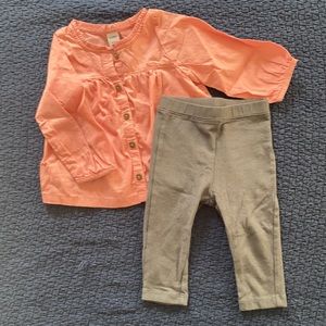 Matching set; Pants and Shirt (6-12)